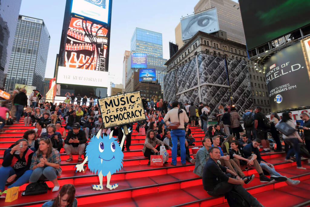 Mo in Times square